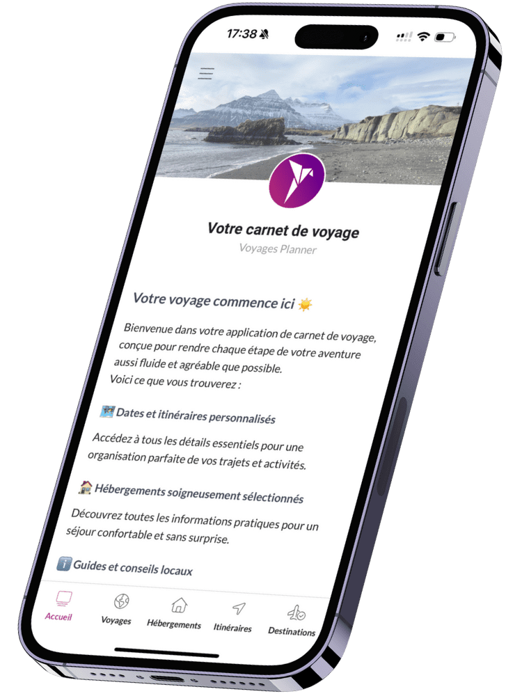 L'application carnet de voyage pour les pour les travel planners professionnels et innovants