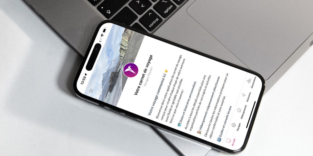 Carnet de voyage numérique Voyages Planner