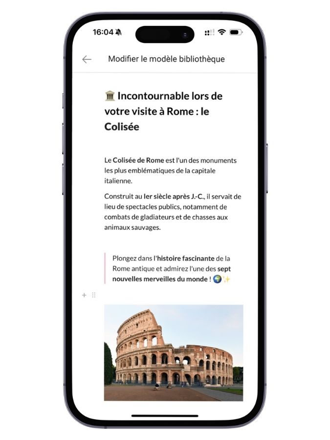 Modèles de contenu 