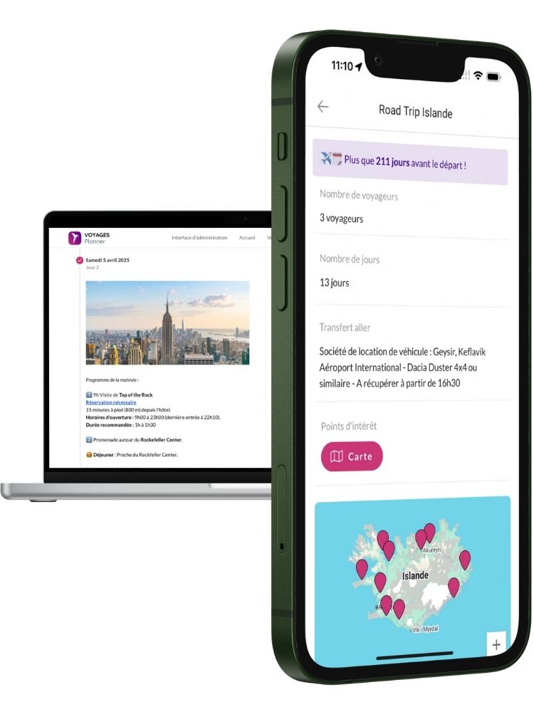 Plateforme pour créer des itinéraires pour les agences de voyages