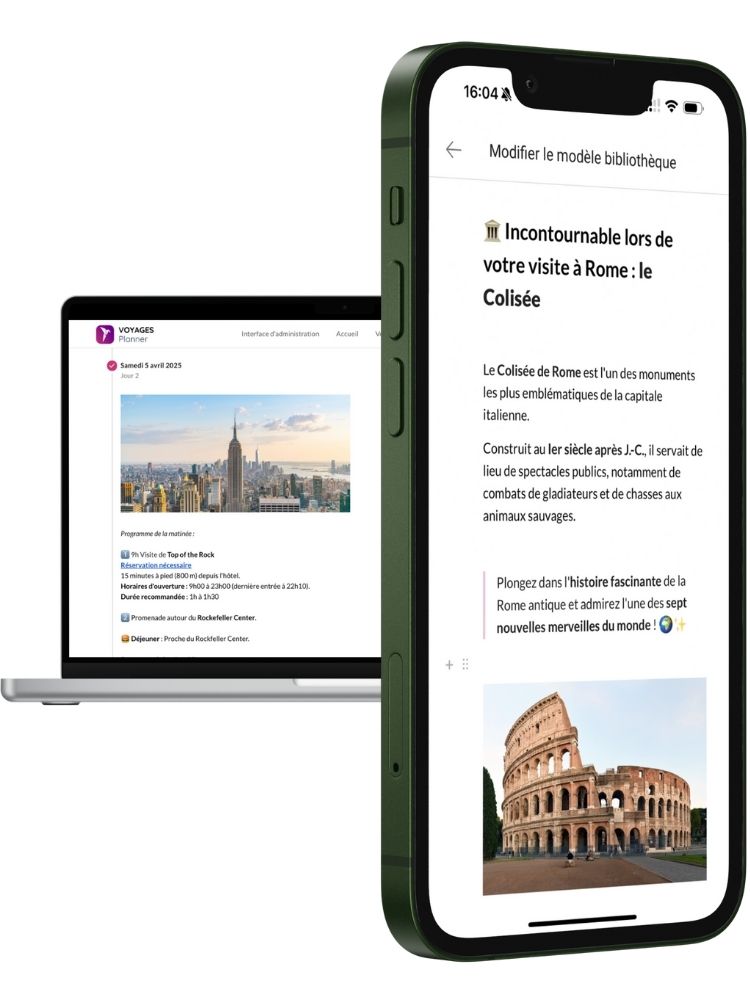 Utilisez une solution pro de carnet de voyage digital