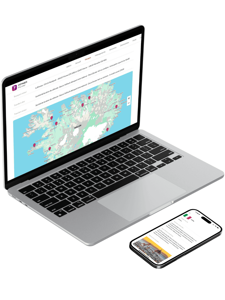 Carnet de voyage digital pour l'Italie