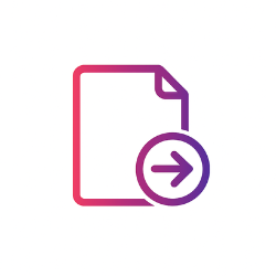 Document with arrow icon representing direct access via link