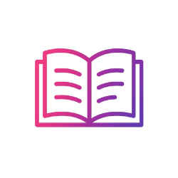 Book icon representing content library for reuse