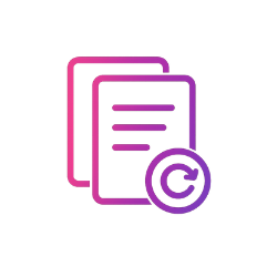 Document icon with copy symbol representing itinerary duplication