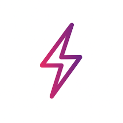 Lightning icon representing instant updates