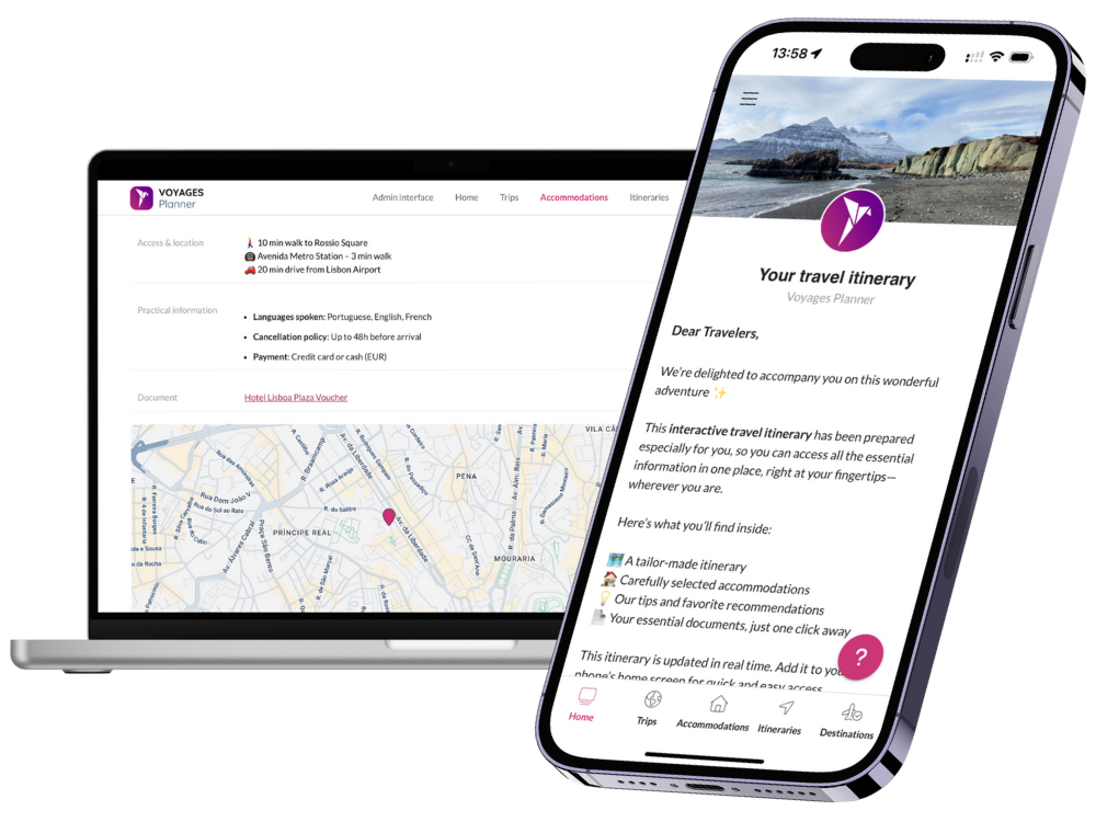 Voyages Planner The digital travel itinerary, reinvented